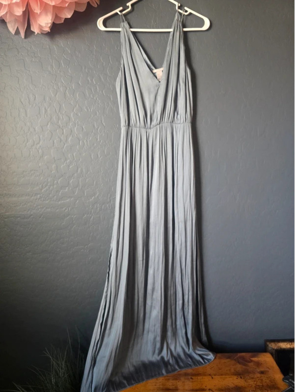 H&M gray maxi dress